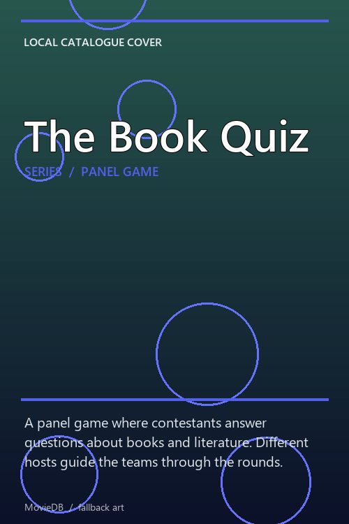 The Book Quiz poster