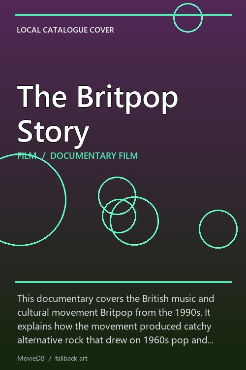 The Britpop Story poster