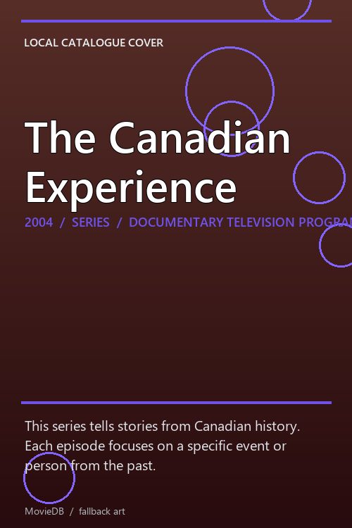 The Canadian Experience poster