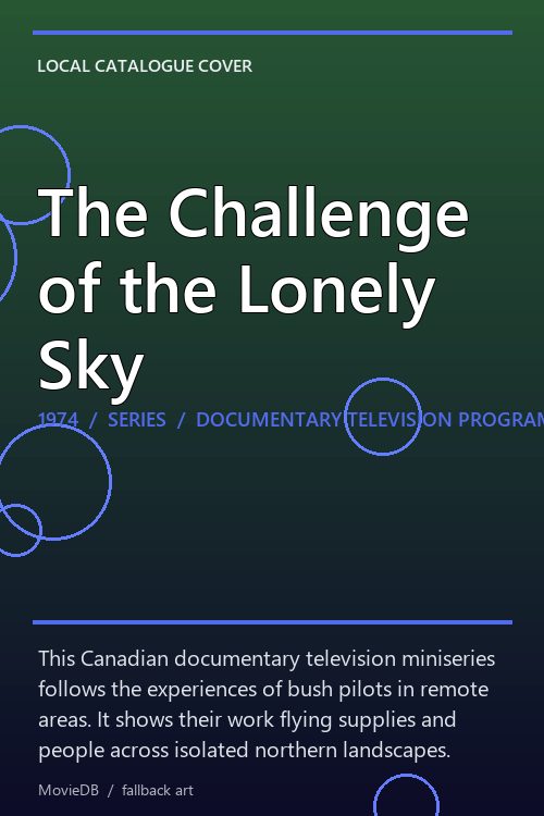 The Challenge of the Lonely Sky poster