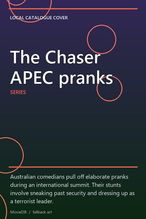The Chaser APEC pranks poster