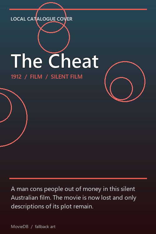 The Cheat poster
