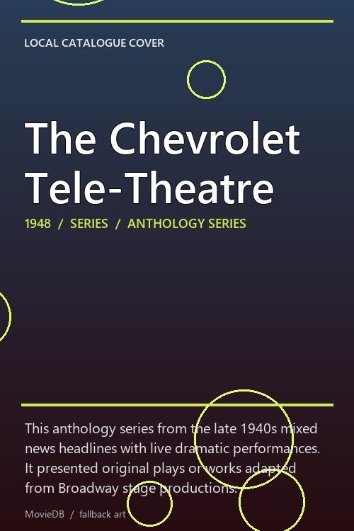The Chevrolet Tele-Theatre poster