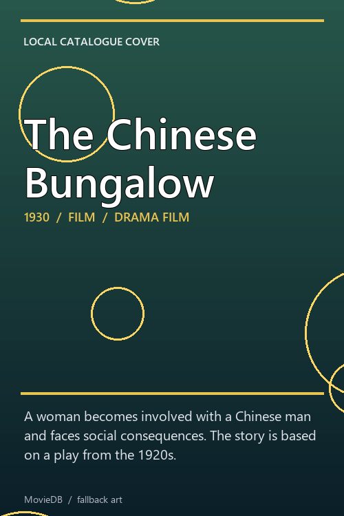 The Chinese Bungalow poster