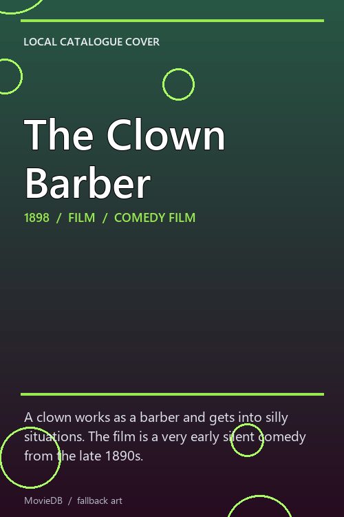 The Clown Barber poster