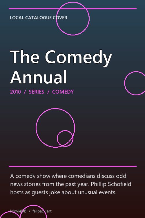 The Comedy Annual poster