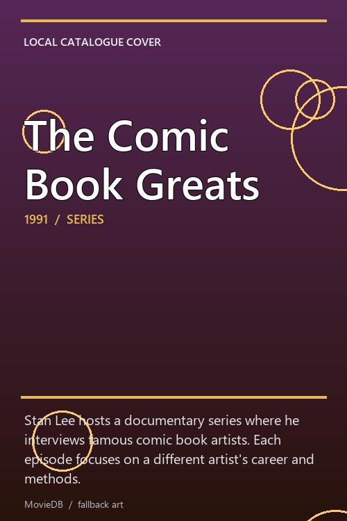 The Comic Book Greats poster
