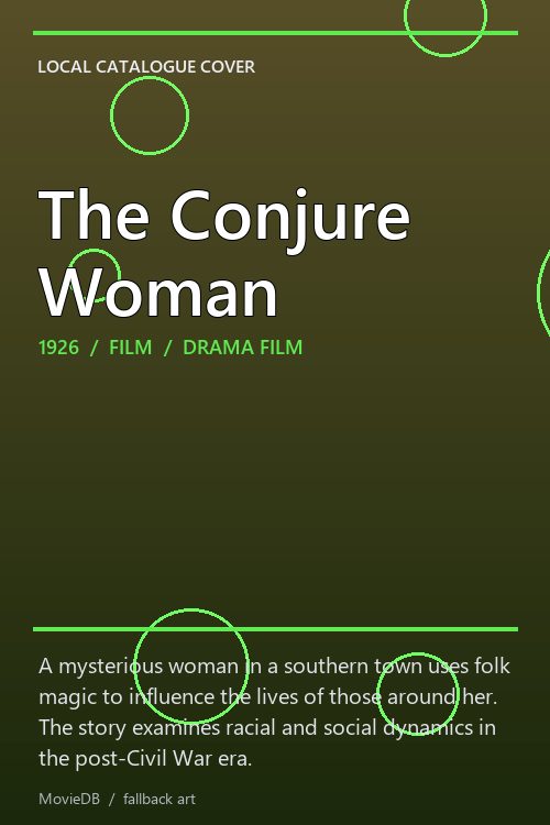 The Conjure Woman poster