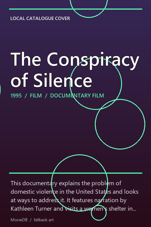 The Conspiracy of Silence poster