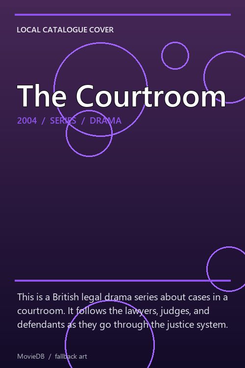 The Courtroom poster