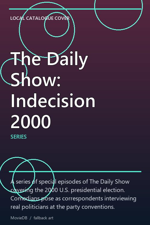 The Daily Show: Indecision 2000 poster
