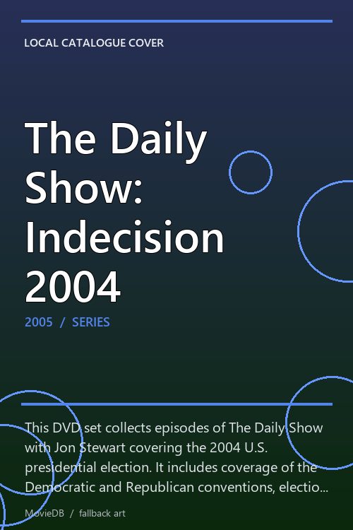 The Daily Show: Indecision 2004 poster