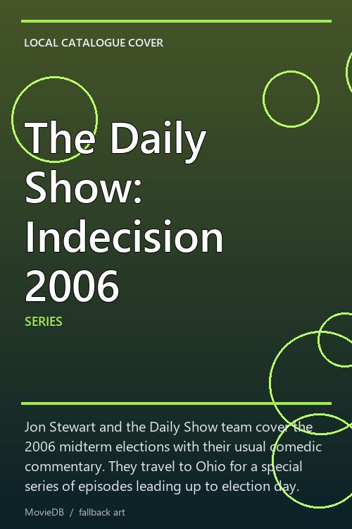 The Daily Show: Indecision 2006 poster