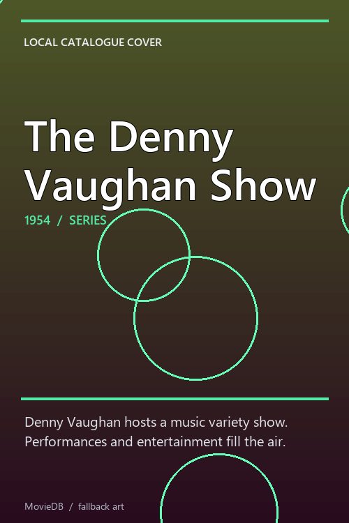 The Denny Vaughan Show poster