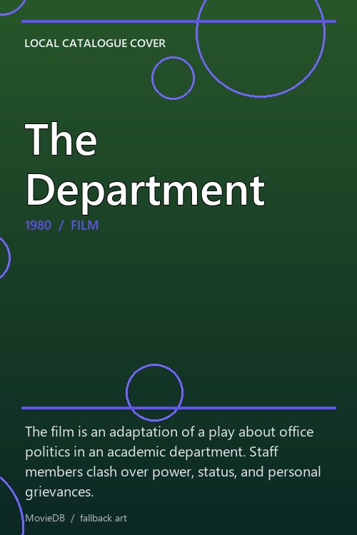 The Department poster