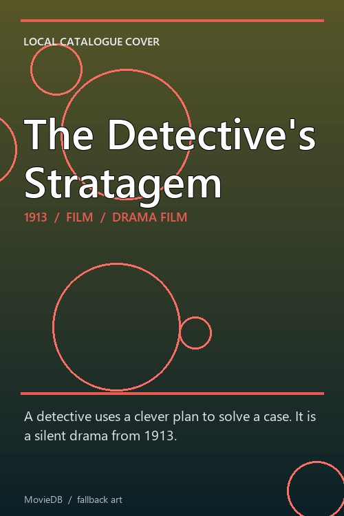 The Detective's Stratagem poster
