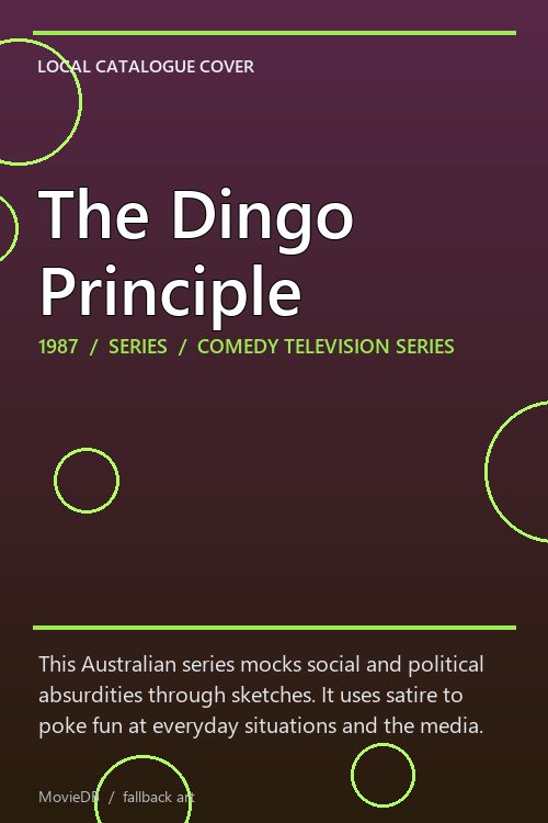 The Dingo Principle poster