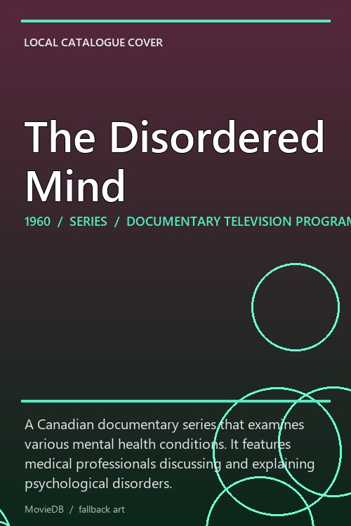 The Disordered Mind poster