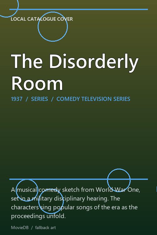 The Disorderly Room poster