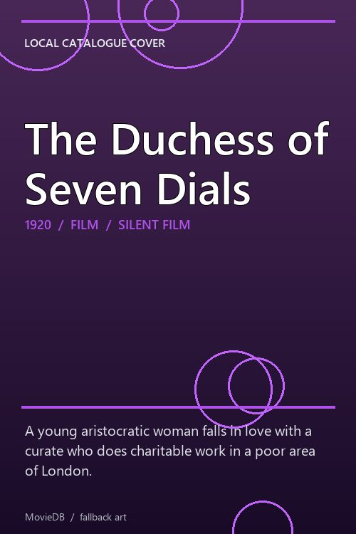 The Duchess of Seven Dials poster