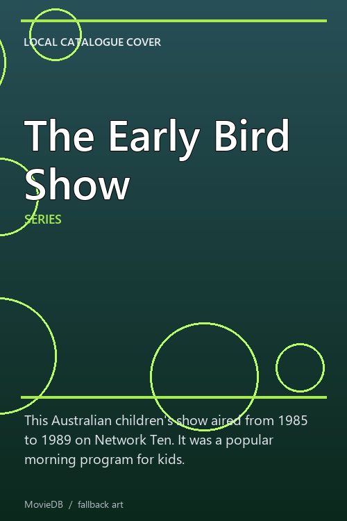 The Early Bird Show poster