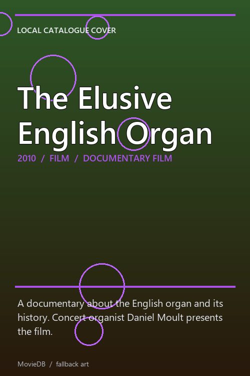 The Elusive English Organ poster