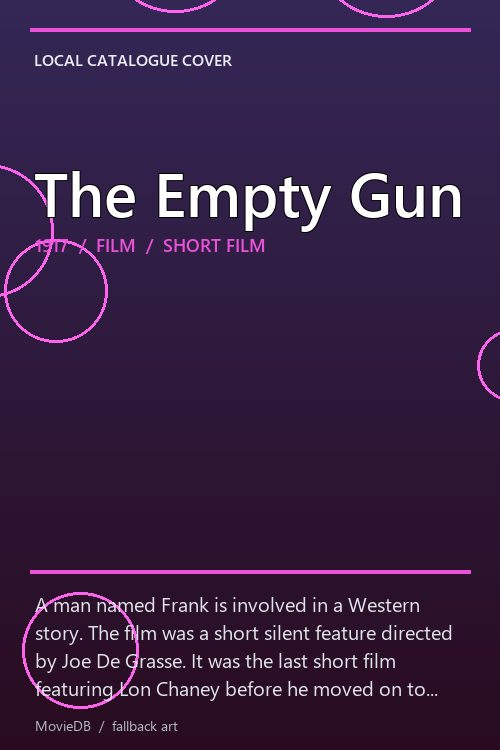 The Empty Gun poster