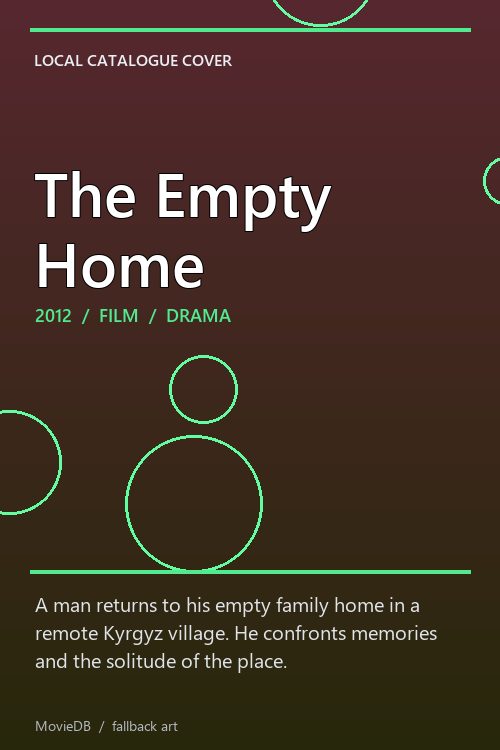 The Empty Home poster