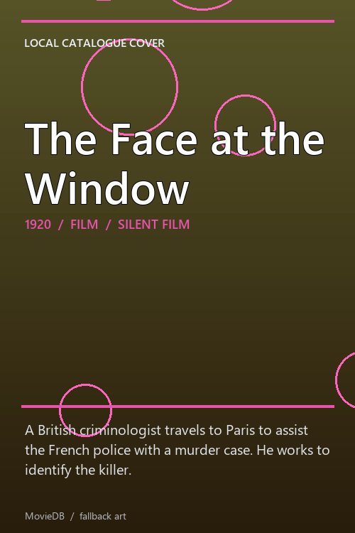 The Face at the Window poster