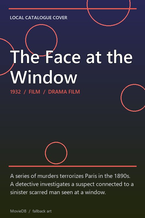 The Face at the Window poster