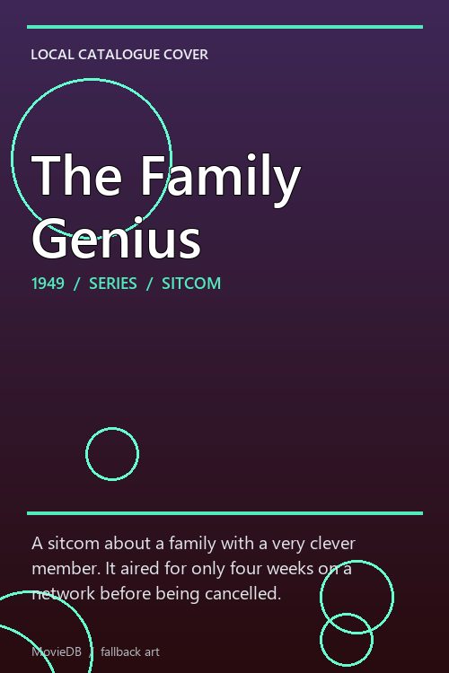 The Family Genius poster