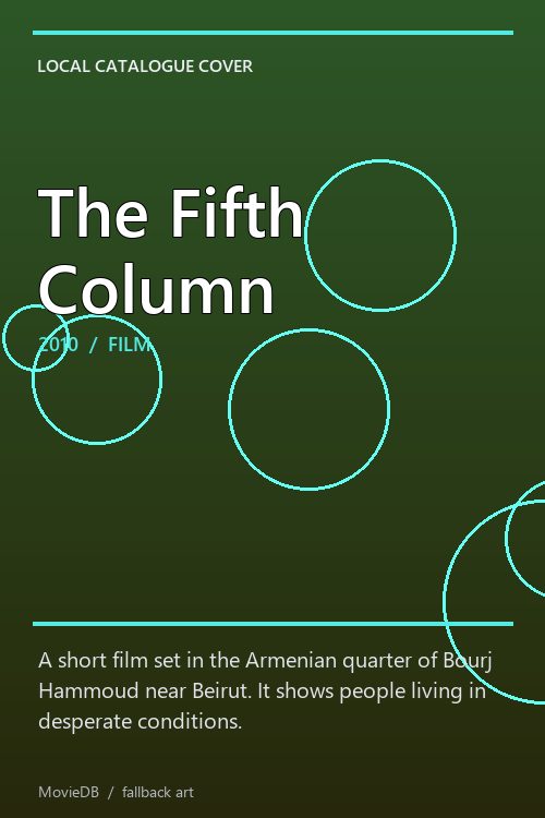 The Fifth Column poster