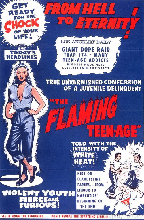 The Flaming Teen-Age poster