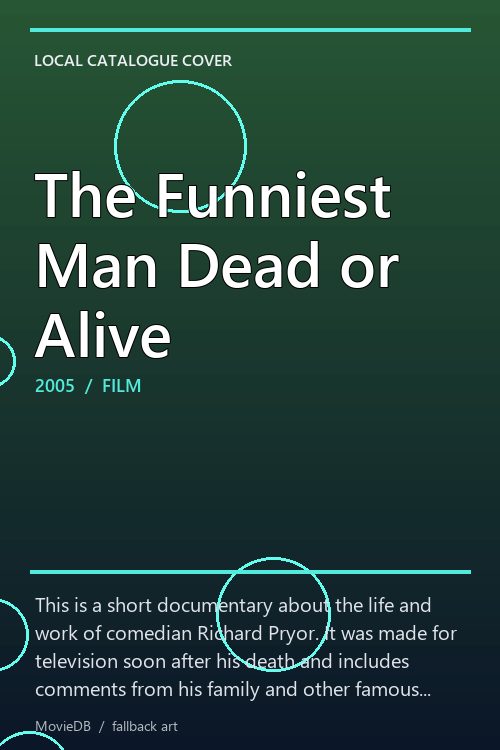 The Funniest Man Dead or Alive poster