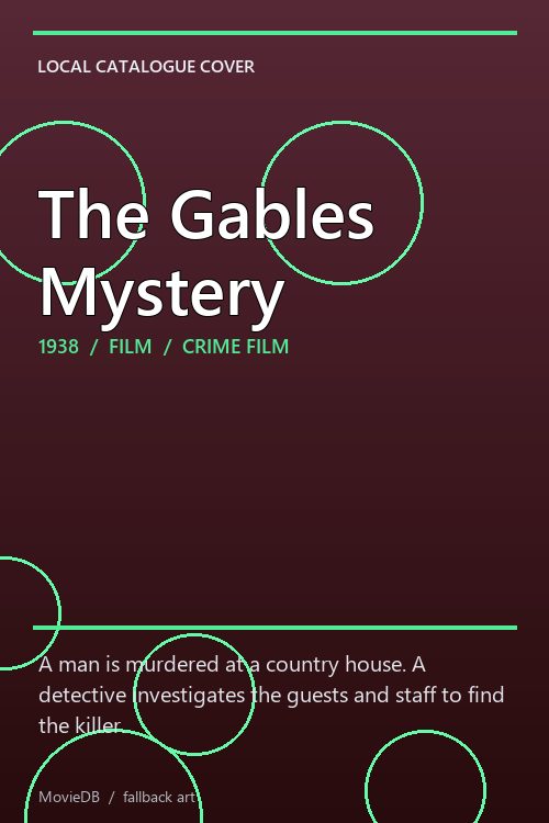 The Gables Mystery poster