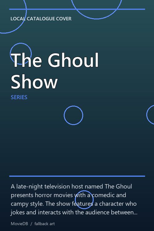 The Ghoul Show poster