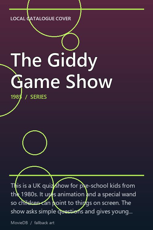 The Giddy Game Show poster