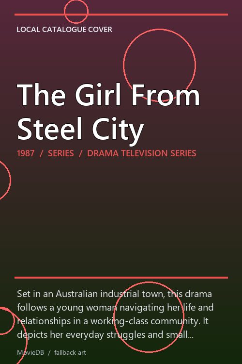 The Girl From Steel City poster