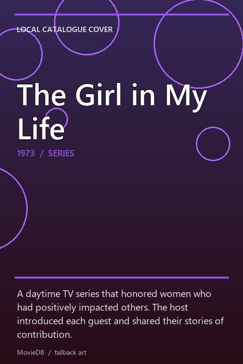 The Girl in My Life poster