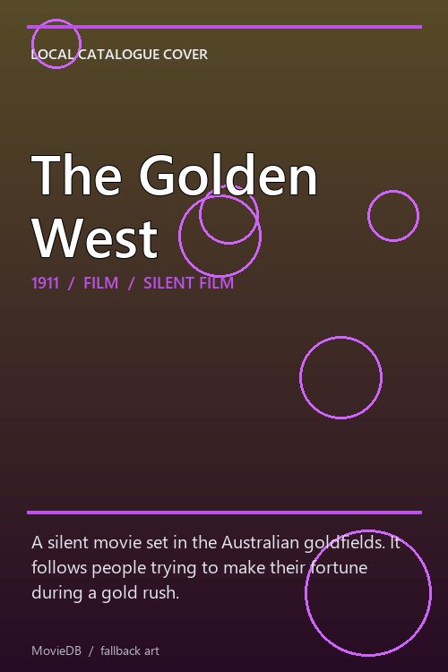 The Golden West poster