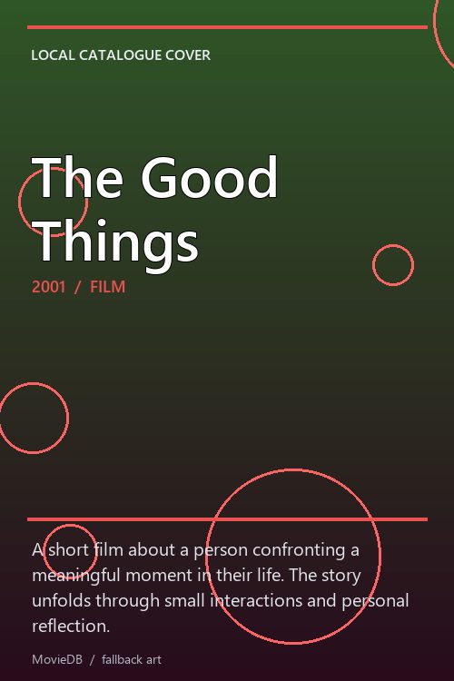 The Good Things poster