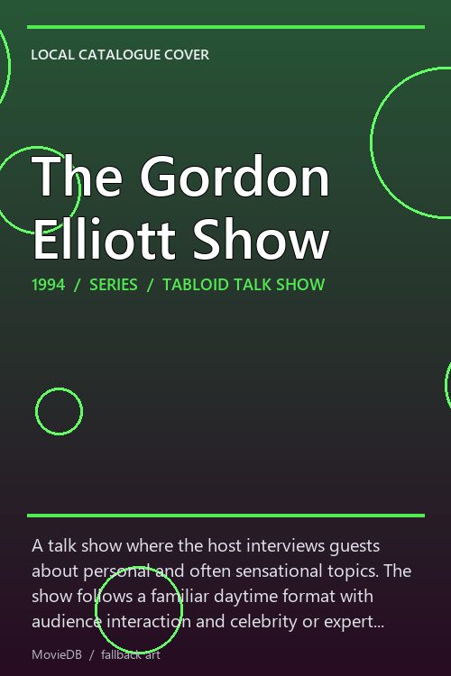The Gordon Elliott Show poster