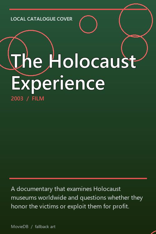 The Holocaust Experience poster