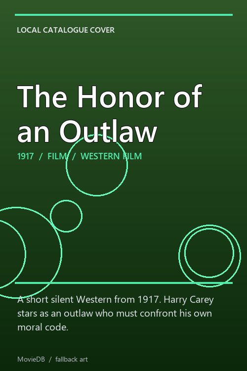 The Honor of an Outlaw poster