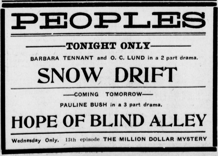 The Hopes of Blind Alley poster