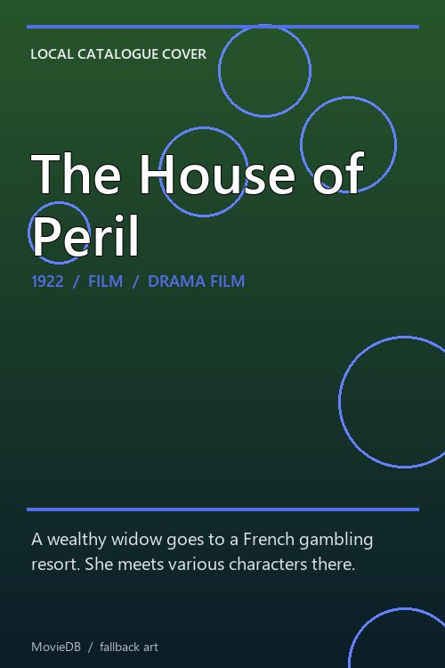 The House of Peril poster