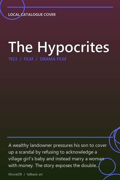 The Hypocrites poster