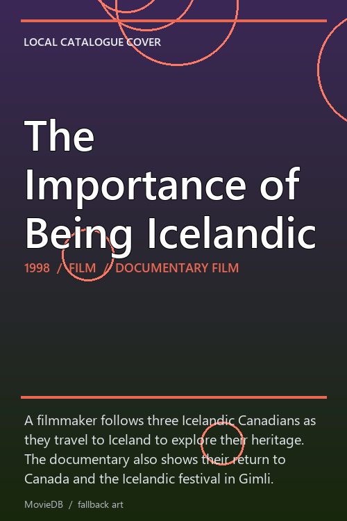 The Importance of Being Icelandic poster