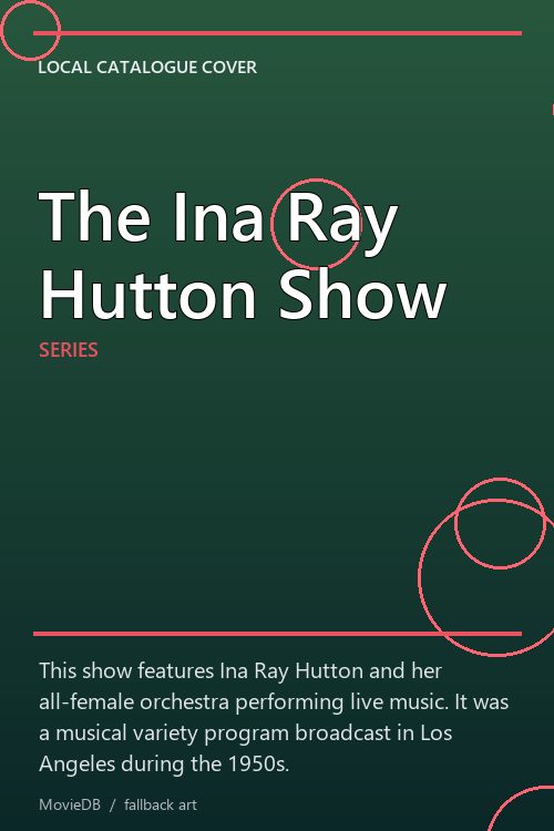 The Ina Ray Hutton Show poster
