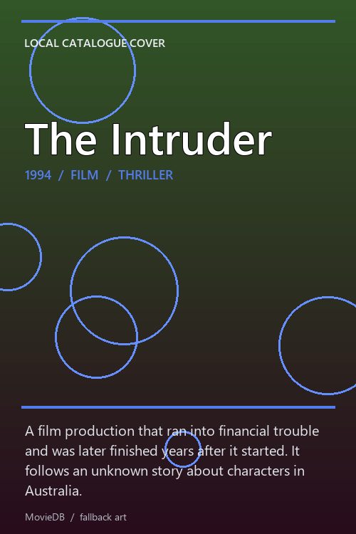 The Intruder poster